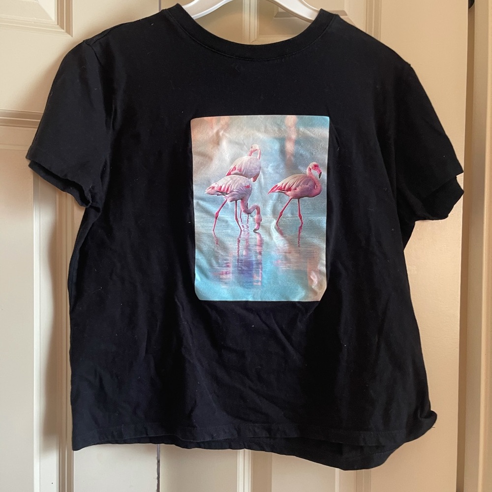 Forever 21 black graphic shirt